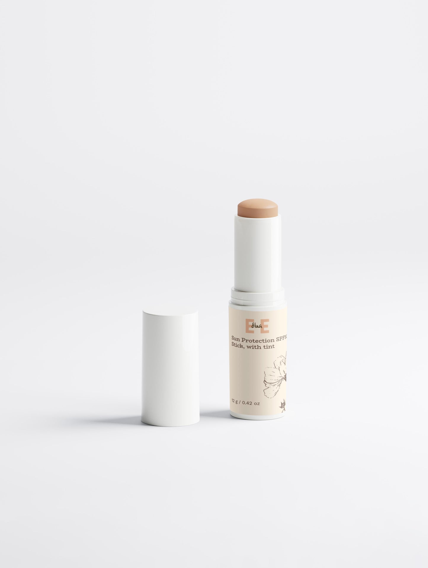 Two skincare products on a white background