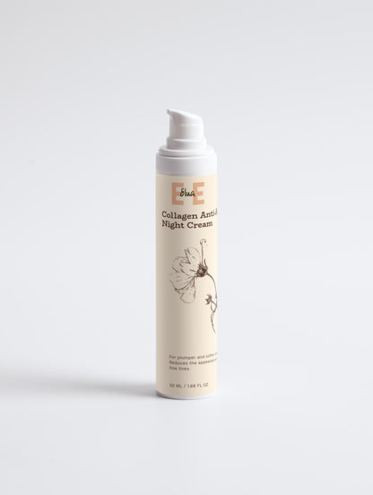 Collagen Anti-Age Night Cream - Eluabeauty