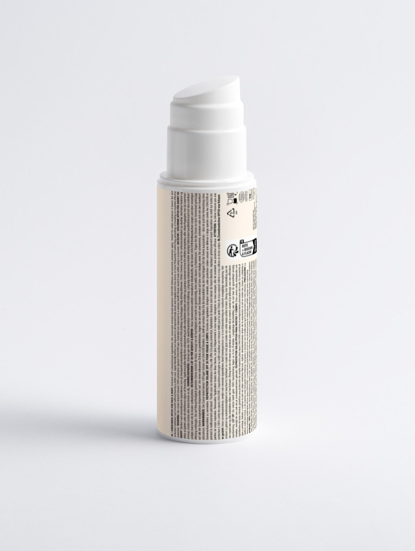 Mineralinis apsauginis kremas nuo saulės SPF30 veidui ir kūnui, be atspalvio
