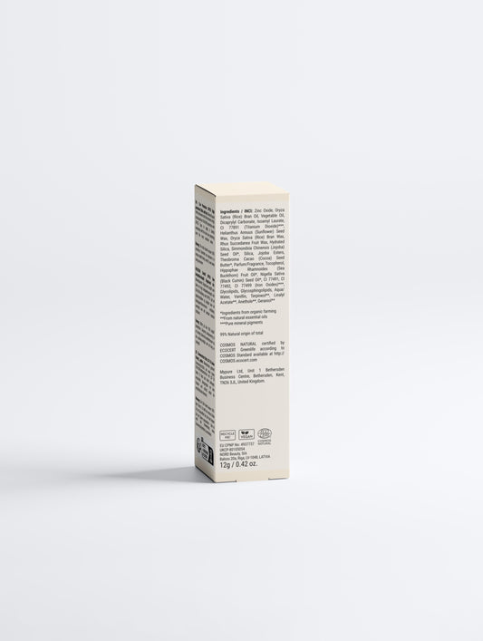 Small rectangular box with text on a white background