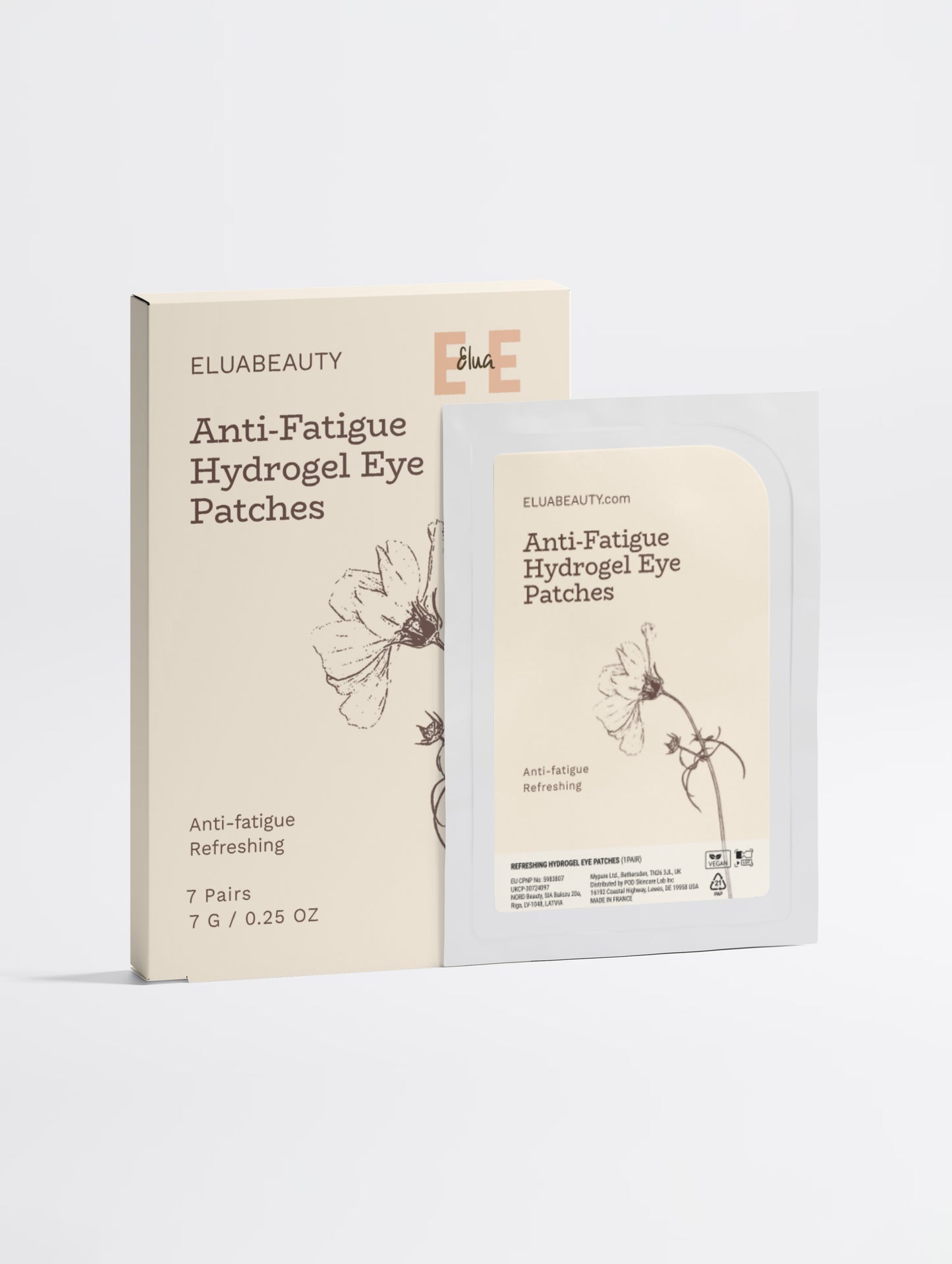 Anti-Fatigue Hydrogel Eye Patches