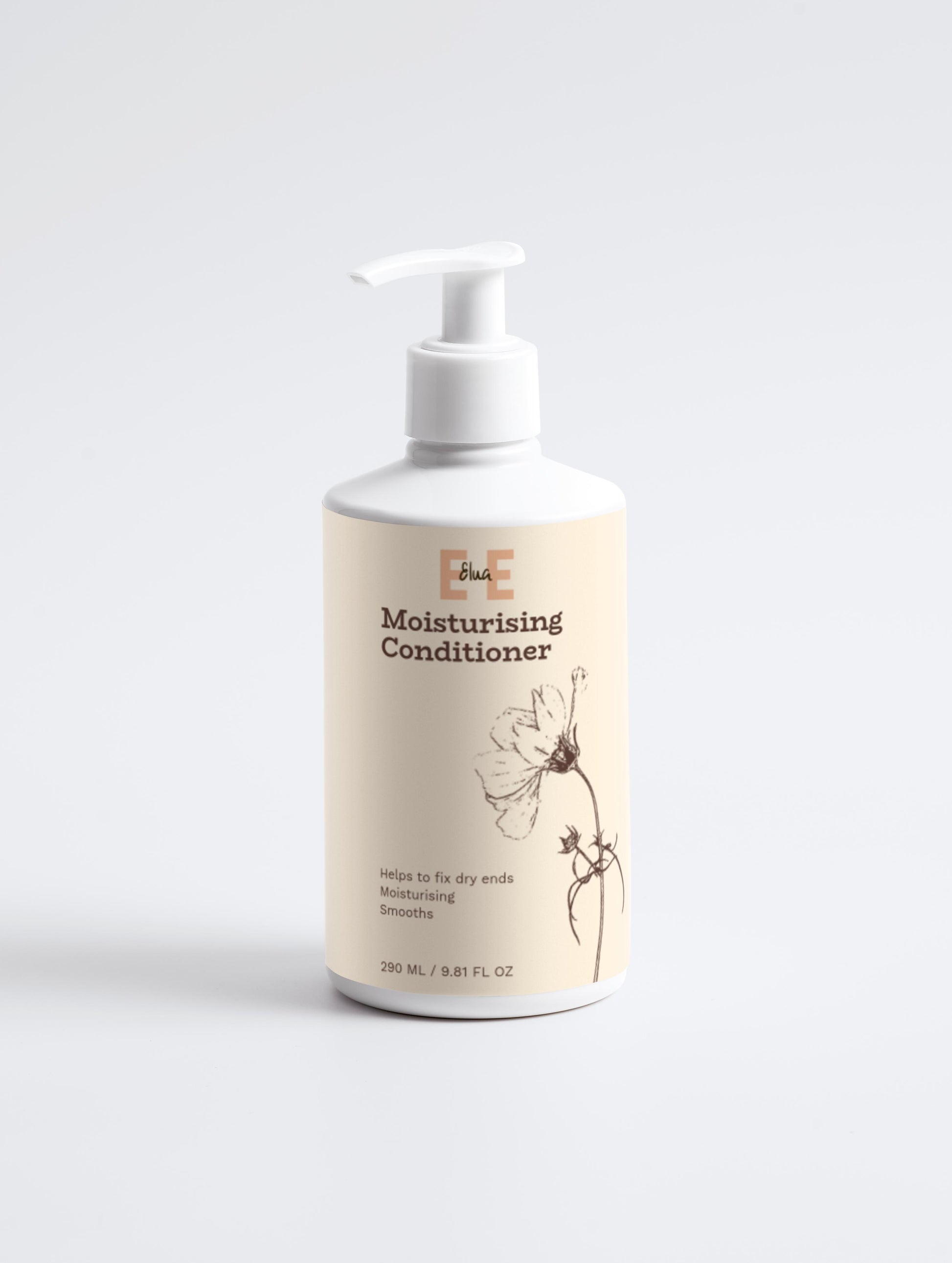 Moisturizing Conditioner bottle with pump on a white background