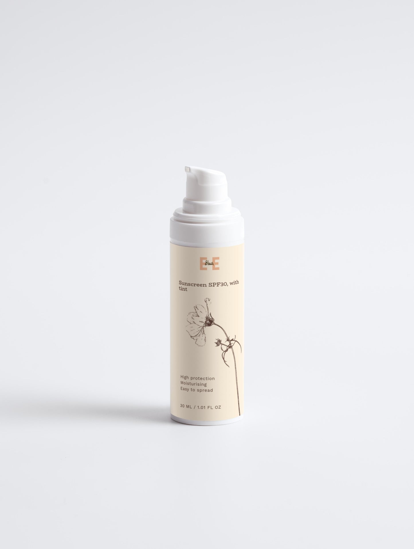 Apsauginis kremas nuo saulės SPF30, su atspalviu